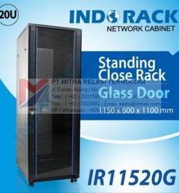 ir11520g, IR11520G INDORACK Close Rack 20U, Percayakan Kebutuhan Bisnis dan IT Perusahaan Anda kepada ITRELASI.COM