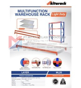 kitarack multifunction warehouse rack layer ml20
