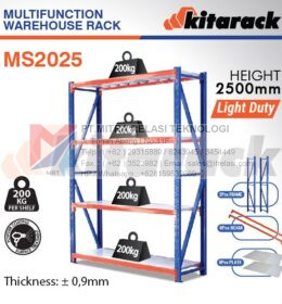 kitarack multifunction warehouse rack ms2025, KITARACK Multifunction Warehouse Rack MS2025, Percayakan Kebutuhan Bisnis dan IT Perusahaan Anda kepada ITRELASI.COM